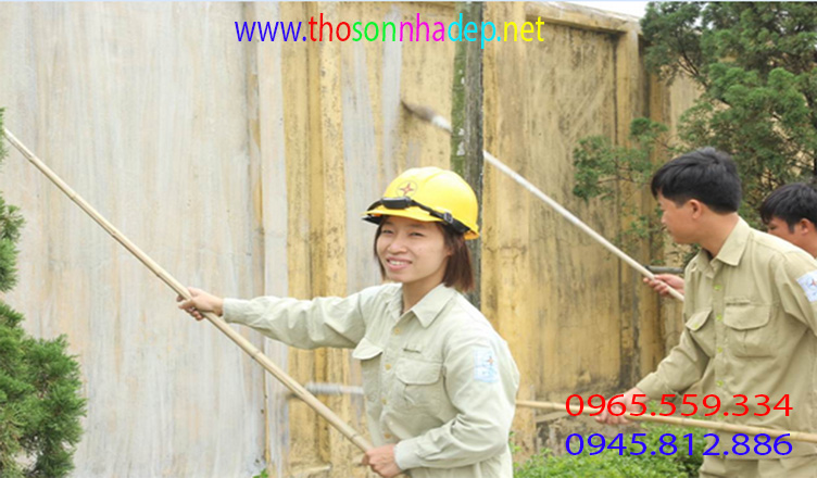 Thợ quét vôi ve chuyên nghiệp tại Hà Nội