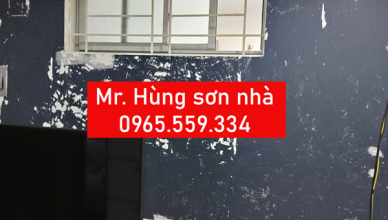 Chi phí sơn lại nhà cũ bao nhiêu tiền?