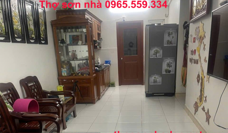 Chi phí sơn lại căn hộ chung cư sơn kinh tế