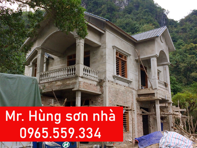 Giá sơn nhà 2 tầng bao nhiêu tiền?
