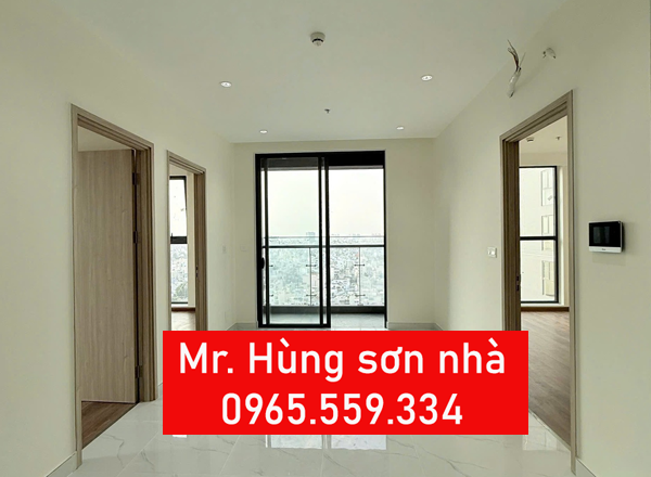 Dịch vụ sơn lại căn hộ chung cư 76 m2?
