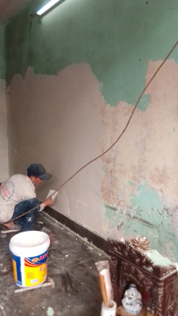 Nhà mới xây 75m2 sơn hết bao nhiêu tiền?
